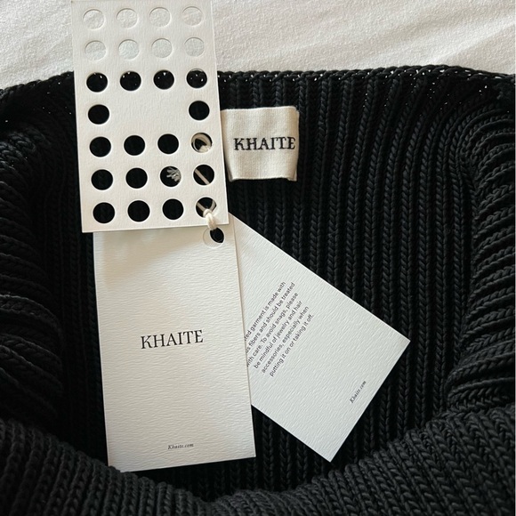 Khaite The Alessia Dress in Black - Picture 12 of 16